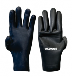 West Gloves 3MM Dipped 5 Finger